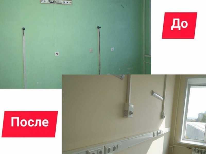 В дмитровской городской больнице проводится капитальный ремонт терапевтического корпуса