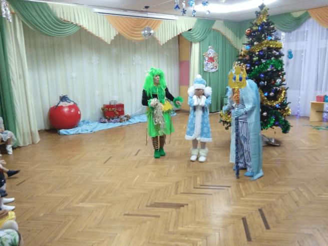 «Новый год в подводном царстве»  в  детском саду «Семицветик».