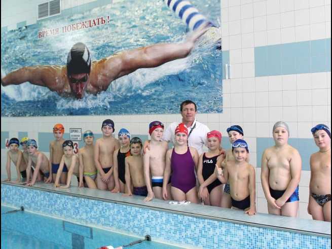 В бассейне Дворца спорта «Радуга» прошел 1‑й этап соревнований спортивной школы «Дубна» по плаванию «Юный пловец»