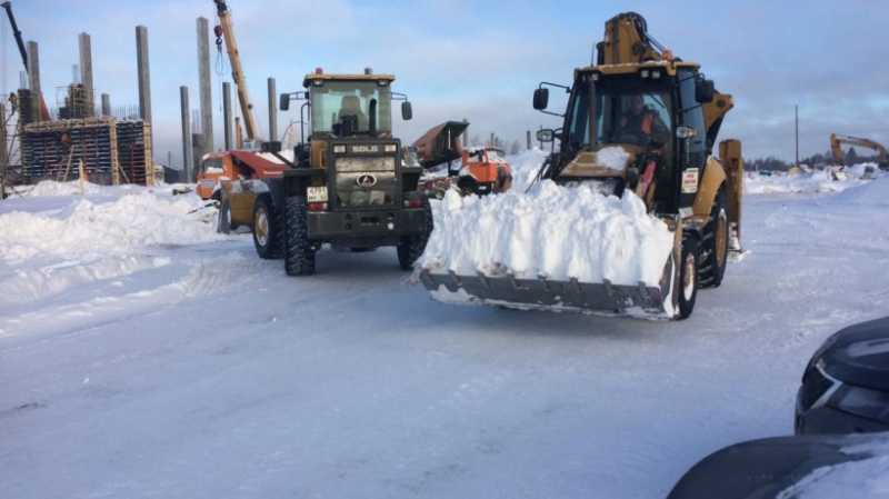 Главгосстройнадзор держит на контроле уборку снега на строительных площадках в Дмитрове