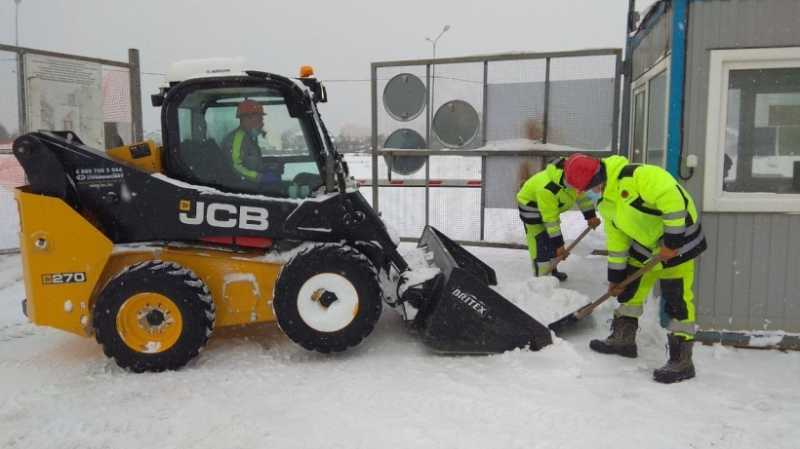 Главгосстройнадзор держит на контроле уборку снега на строительных площадках в Дмитрове