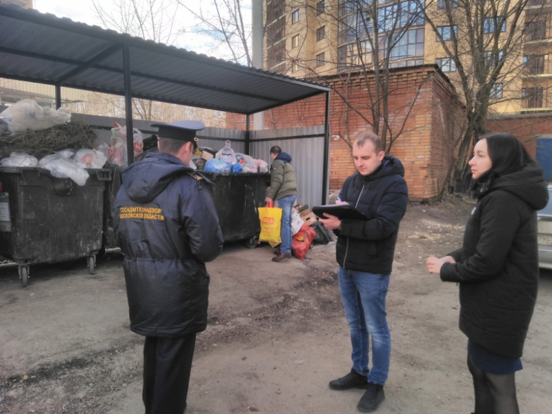 Благодаря Госадмтехнадзору устранено 72 нарушения в содержании контейнерных площадок в Дмитровском городском округе